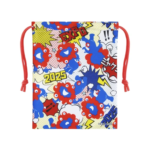 EXP02025 ミャクミャク 巾着(きんちゃく) ポップアート