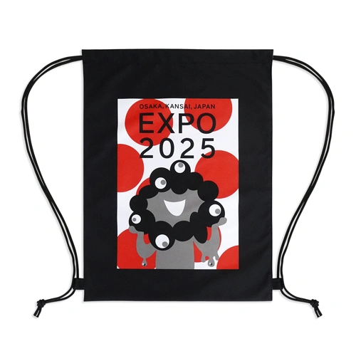 EXP02025 ミャクミャク ナップザック Mid century 黒