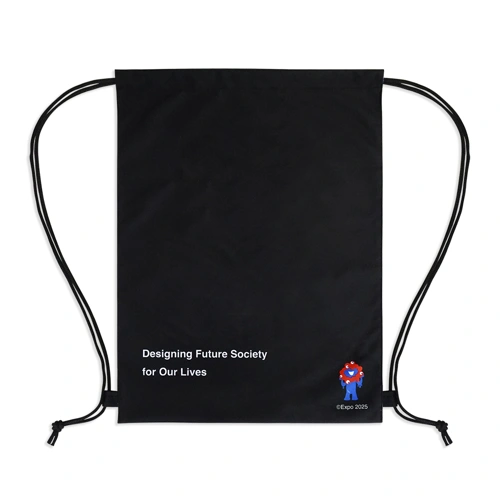 EXP02025 ミャクミャク ナップザック Mid century 黒