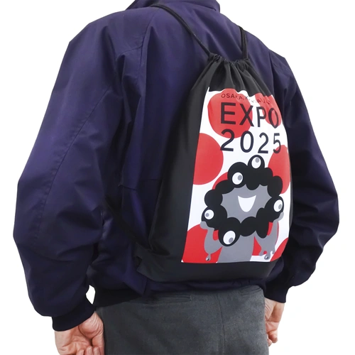 EXP02025 ミャクミャク ナップザック Mid century 黒