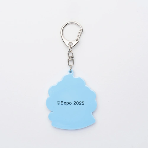 EXPO2025 ラバーキーホルダー ミャクミャク顔