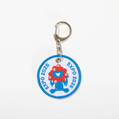 EXPO2025 ミャクミャク丸型織キーホルダー 座り