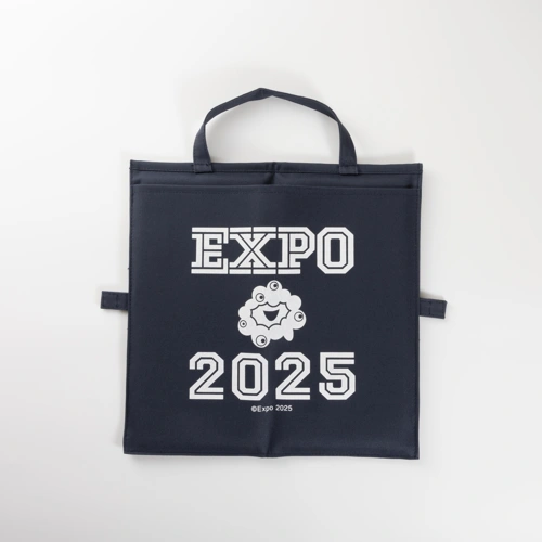 EXPO2025 シートになるトートバッグ・ミャクミャク紺