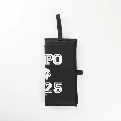 EXPO2025 シートになるトートバッグ・ミャクミャク黒