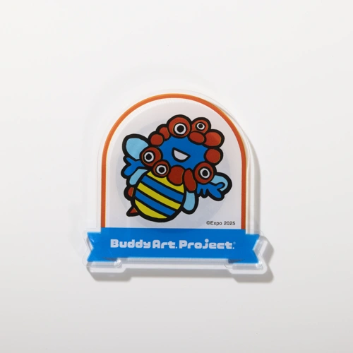 EXPO2025 バディアート アクリルマグネット・ミャクミャク白