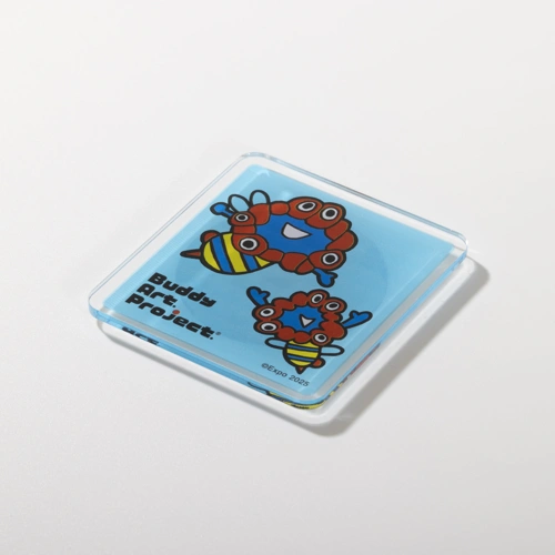 EXPO2025 バディアート アクリルマグネット・ミャクミャク水色