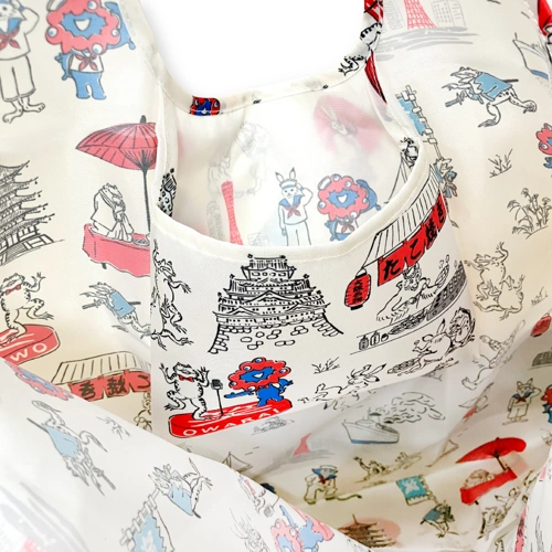 EXPO2025 ミャクミャク 【鳥獣戯画】エコバッグ