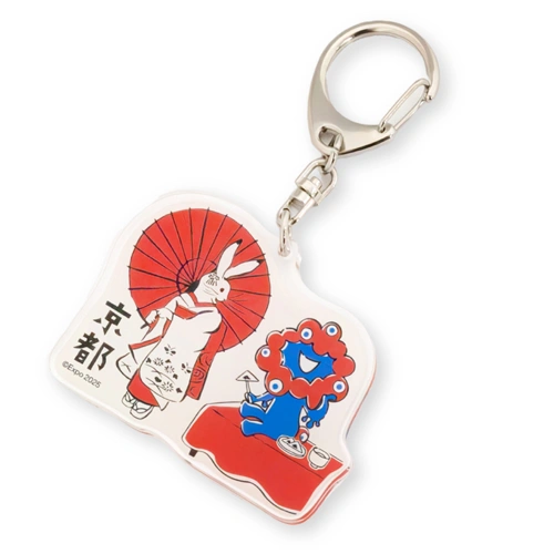 EXPO2025 ミャクミャク 【鳥獣戯画】アクリルキーホルダー 京都