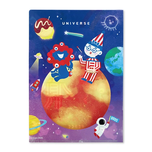 EXPO2025 ミャクミャク 【くいだおれ太郎】クリアファイル