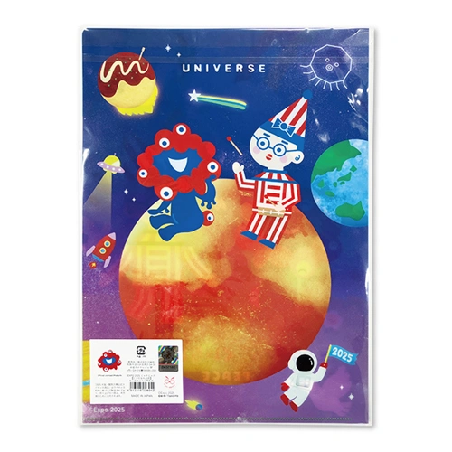 EXPO2025 ミャクミャク 【くいだおれ太郎】クリアファイル