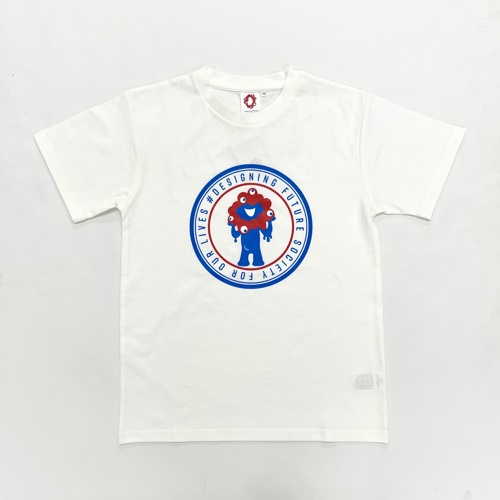EXPO2025 ミャクミャク キッズTシャツ ビッグプリント ホワイト