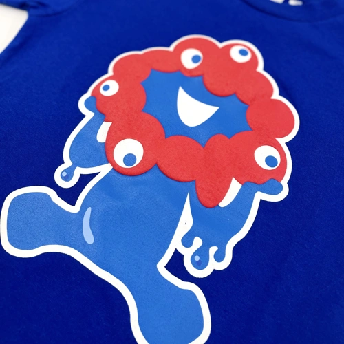 EXPO2025ミャクミャク ビックキャラTシャツしっぽ ブルー