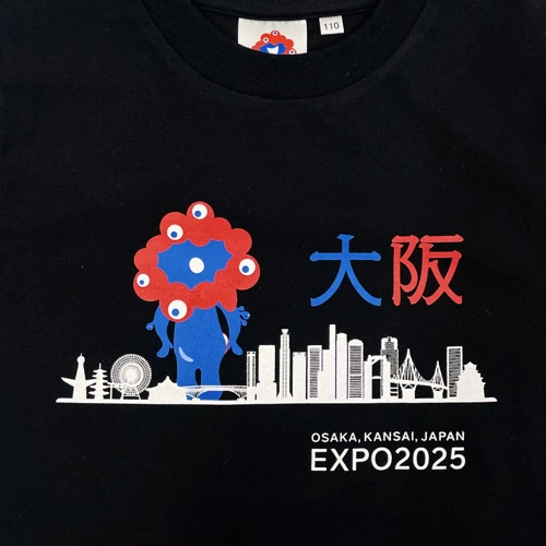 EXPO2025ミャクミャク 大阪シティーTシャツ ブラック
