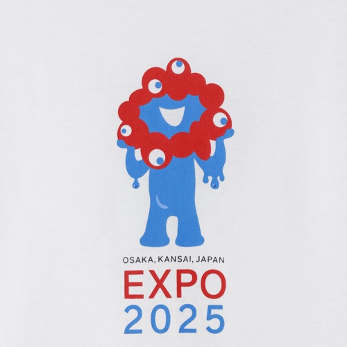 EXPO2025 ミャクミャクプリントハンソデTシャツ