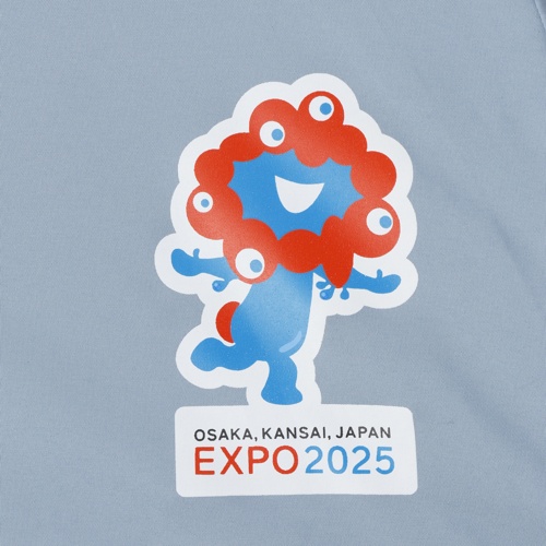 EXPO2025ミャクミャクワンポイント長傘ブルー