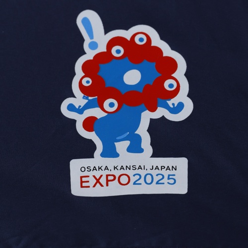 EXPO2025ミャクミャクワンポイント長傘ネイビー