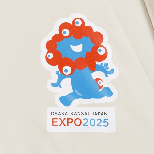 EXPO2025ミャクミャクワンポイント長傘ベージュ
