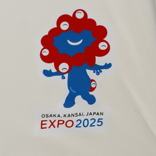 EXPO2025ミャクミャクワンポイント長傘オフホワイト