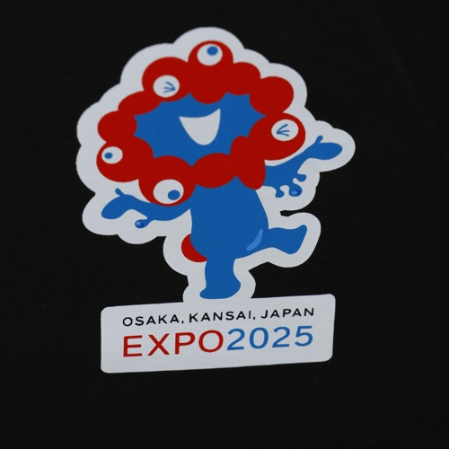 EXPO2025ミャクミャクワンポイント長傘ブラック