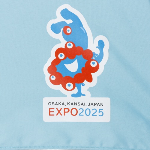 EXPO2025ミャクミャクワンポイントミニ傘ターコイズ