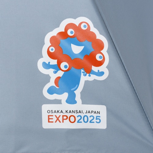 EXPO2025ミャクミャクワンポイントミニ傘ブルー