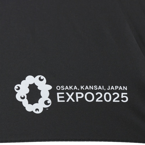 EXPO2025ロゴワンポイント長傘ブラック