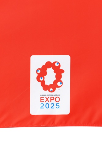 EXPO2025 プレーンミャクミャク 折り畳み雨傘 アカ