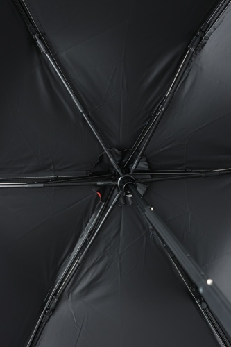 EXPO2025 ストライプミャクミャク遮光 一枚張り風折り畳み日傘 アオ