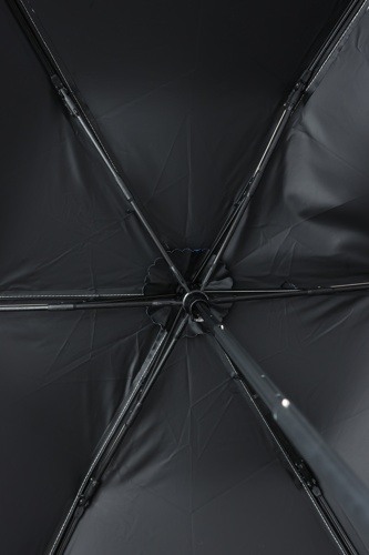 EXPO2025 ストライプミャクミャク遮光 一枚張り風折り畳み日傘 アカ