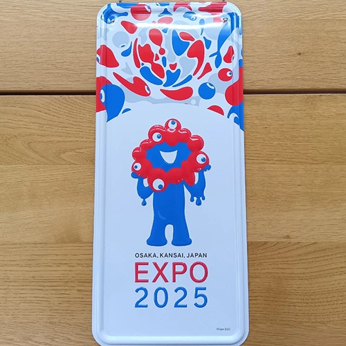 EXPO2025 ミャクミャク  WORLD柄 インテリアメタルプレート