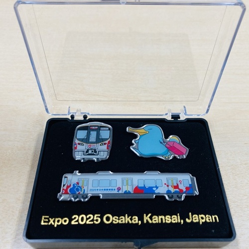 EXPO2025 ミャクミャク 【カモノハシのイコちゃん】【大阪環状線】ピンバッチセット