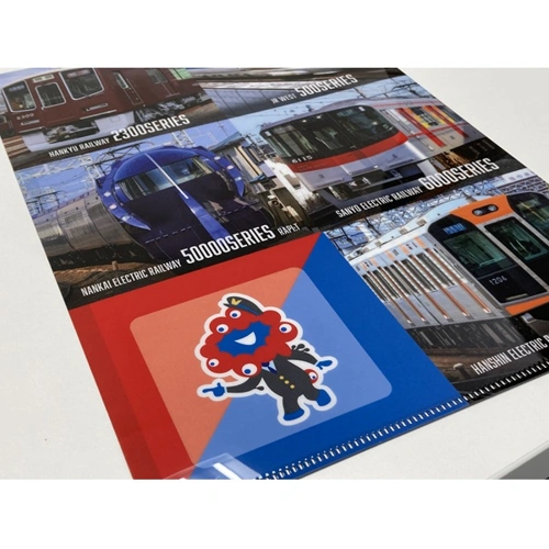 EXPO2025 ミャクミャク 【Kansai Area Trains】 A4クリアファイル A