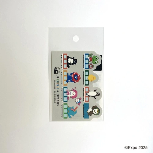 EXPO2025 ミャクミャク 【JR 7 Character All Stars】 耐水・耐光ステッカー Train