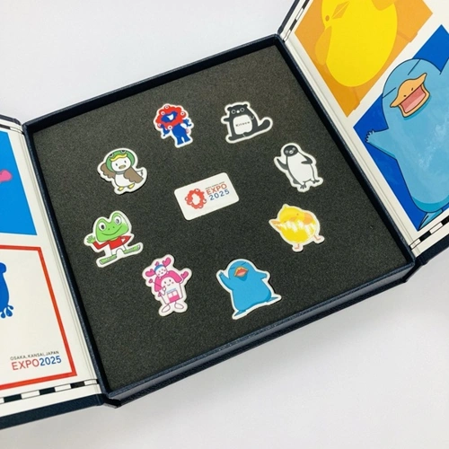 EXPO2025 ミャクミャク 【JR 7 Character All Stars】 ピンバッジセット