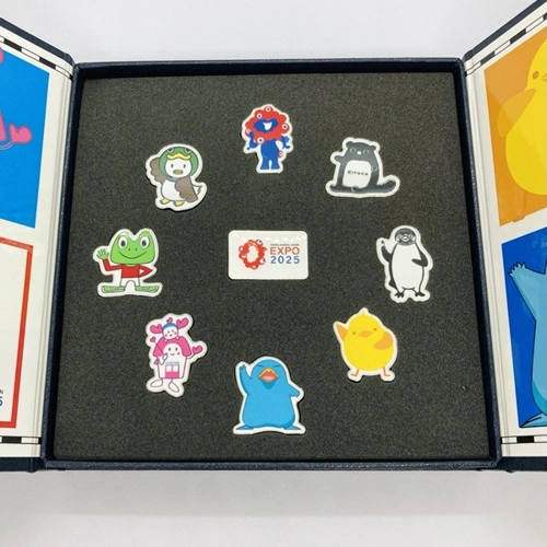 EXPO2025 ミャクミャク 【JR 7 Character All Stars】 ピンバッジセット