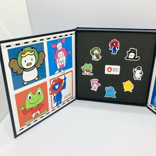 EXPO2025 ミャクミャク 【JR 7 Character All Stars】 ピンバッジセット