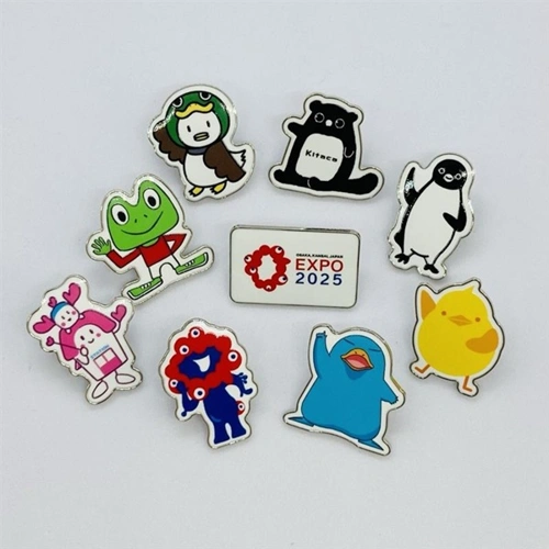 EXPO2025 ミャクミャク 【JR 7 Character All Stars】 ピンバッジセット