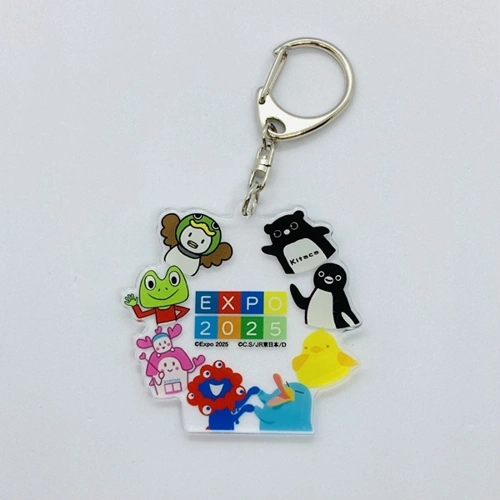 EXPO2025 ミャクミャク 【JR 7 Character All Stars】 アクリルキーホルダー なかよし