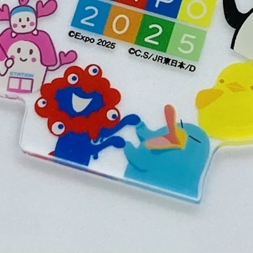 EXPO2025 ミャクミャク 【JR 7 Character All Stars】 アクリルキーホルダー なかよし