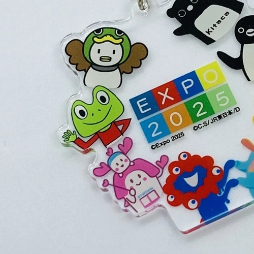 EXPO2025 ミャクミャク 【JR 7 Character All Stars】 アクリルキーホルダー なかよし