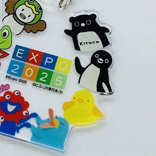 EXPO2025 ミャクミャク 【JR 7 Character All Stars】 アクリルキーホルダー なかよし