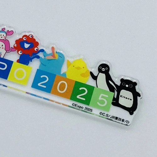 EXPO2025 ミャクミャク 【JR 7 Character All Stars】 アクリルワイドキーホルダー なかよし