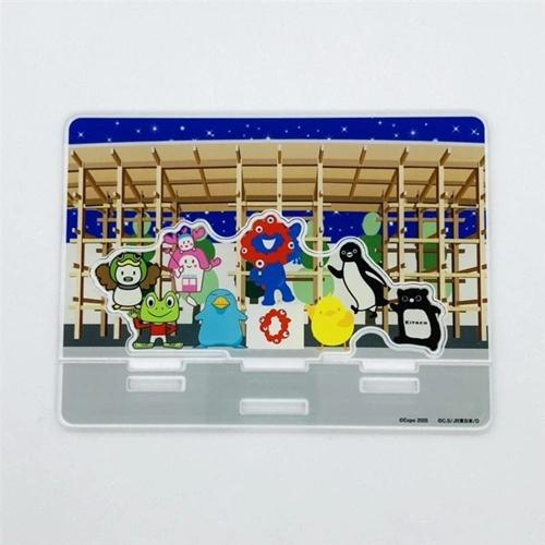 EXPO2025 ミャクミャク 【JR 7 Character All Stars】 アクリルスタンド 大屋根night