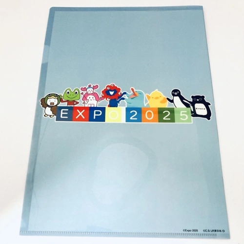 EXPO2025 ミャクミャク 【JR 7 Character All Stars】 クリアファイル 大屋根night
