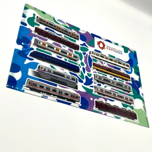 EXPO2025 ミャクミャク 【Kansai Area Trains】 A4クリアファイル(イラスト)2枚セット