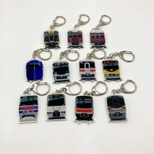 EXPO2025 ミャクミャク 【Kansai Area Trains】 トレーディングアクリルキーホルダー(全11種) 正面イラストver