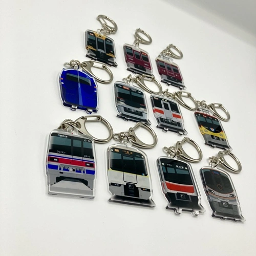 EXPO2025 ミャクミャク 【Kansai Area Trains】 トレーディングアクリルキーホルダー(全11種) 正面イラストver