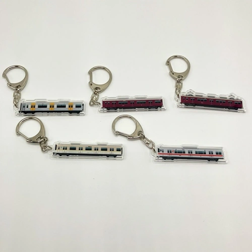 EXPO2025 ミャクミャク 【Kansai Area Trains】 トレーディングアクリルキーホルダー(全11種) 側面イラストver