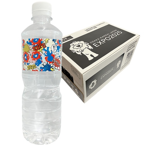 EXPO2025 ミャクミャク天然水500ml×24本入