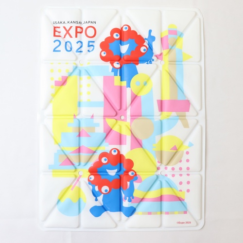 EXPO2025 SUO 28°ICE COOL Mat2 レトロポップ ロゴ